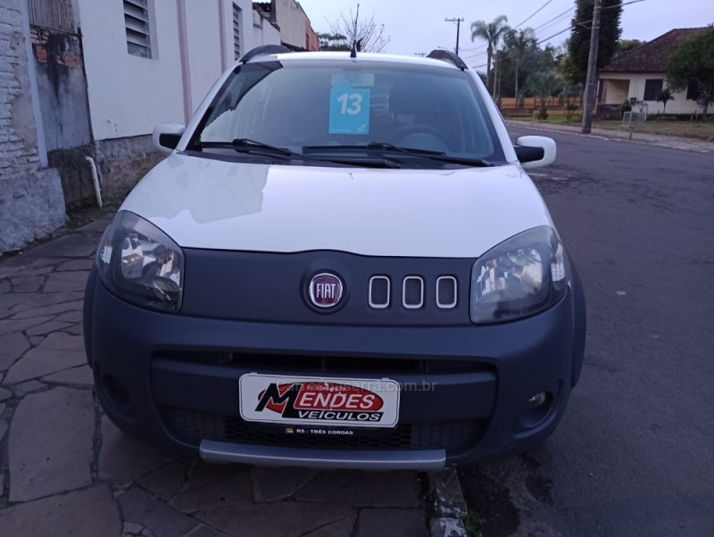 UNO 1.0 WAY 8V FLEX 4P MANUAL - 2013 - TRêS COROAS