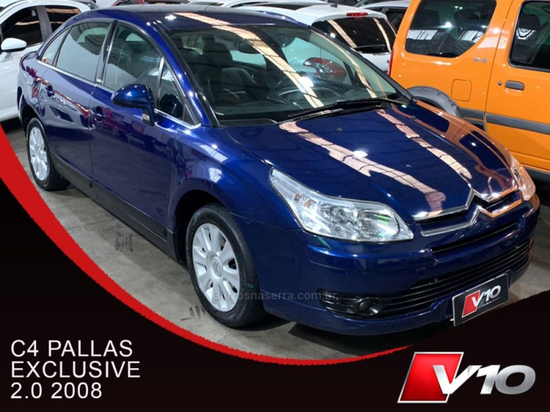 C4 2.0 EXCLUSIVE PALLAS 16V GASOLINA 4P AUTOMÁTICO - 2008 - CAXIAS DO SUL