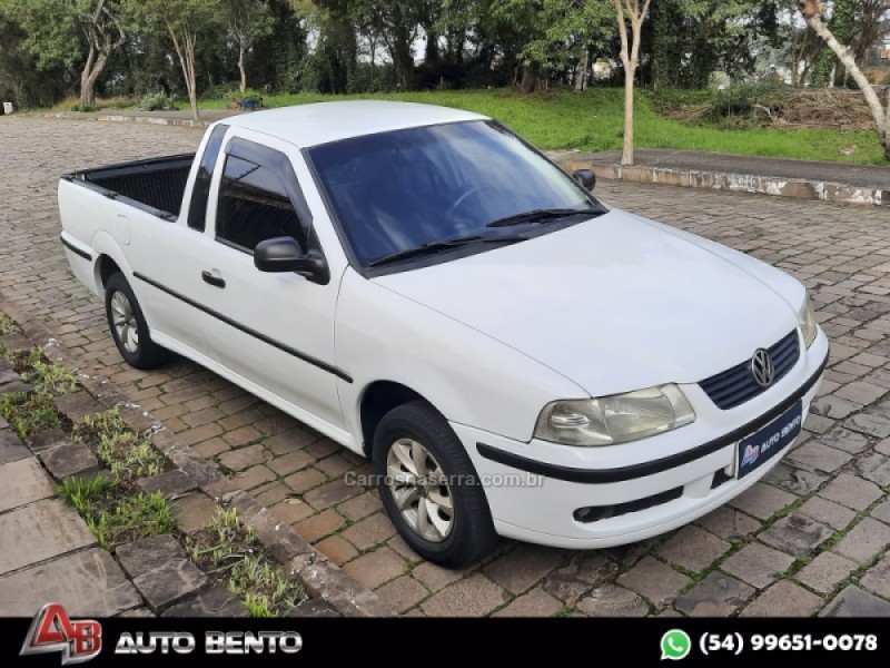 saveiro 1.6 mi cs 8v gasolina 2p manual g.iii 2004 bento goncalves