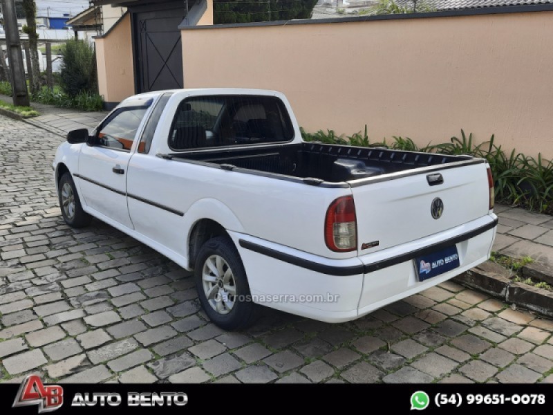 SAVEIRO 1.6 MI CS 8V GASOLINA 2P MANUAL G.III - 2004 - BENTO GONçALVES