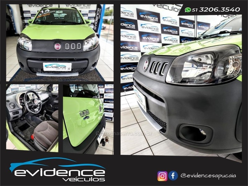 UNO 1.0 EVO WAY 8V FLEX 4P MANUAL - 2014 - SAPUCAIA DO SUL