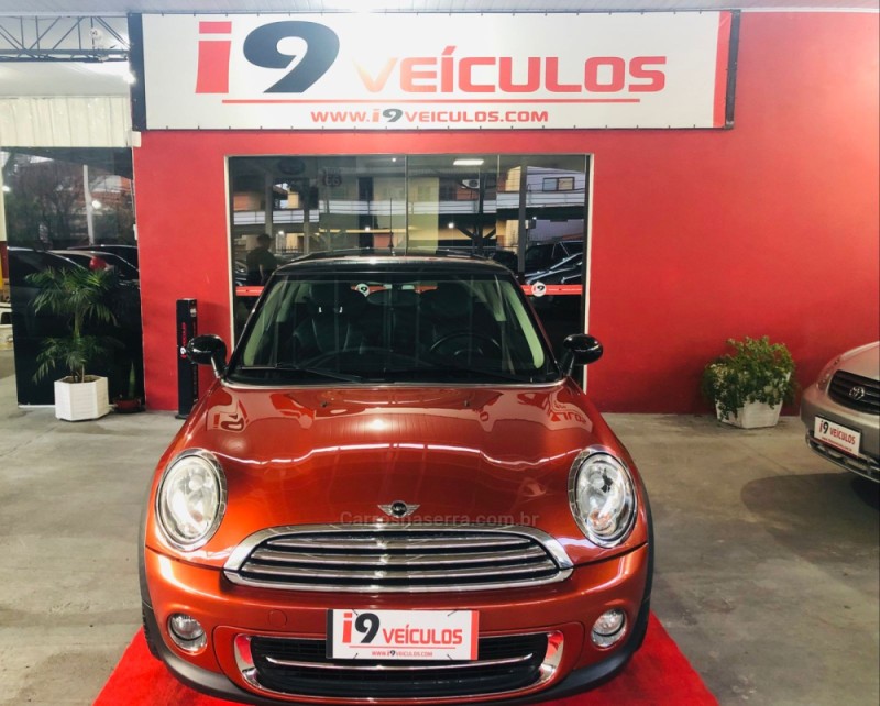 cooper 1.6 one 16v gasolina 2p automatico 2012 caxias do sul