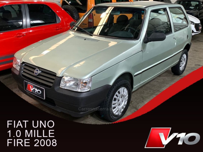 UNO 1.0 MPI MILLE FIRE 8V FLEX 2P MANUAL - 2008 - CAXIAS DO SUL