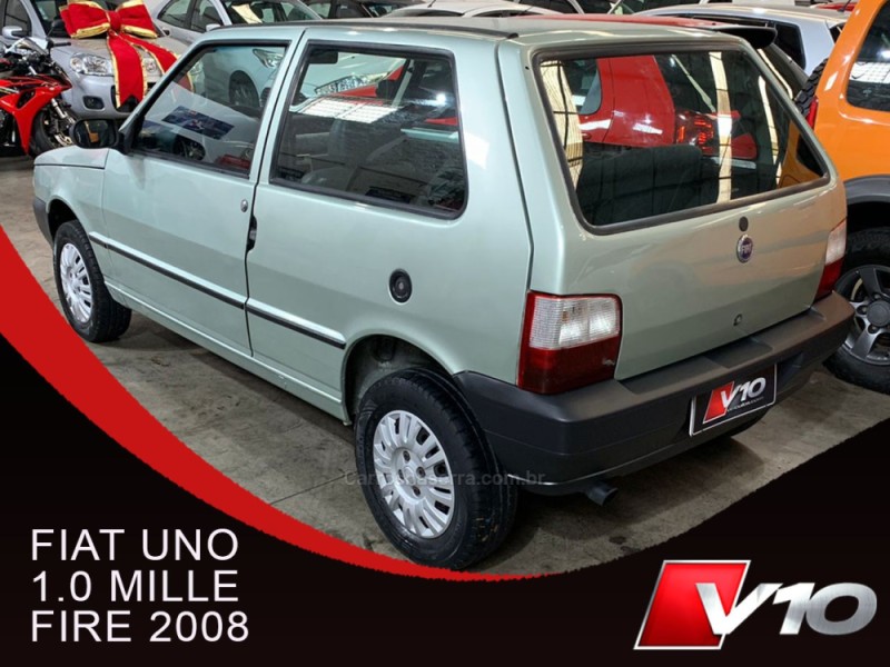 UNO 1.0 MPI MILLE FIRE 8V FLEX 2P MANUAL - 2008 - CAXIAS DO SUL