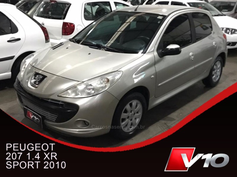 207 1.4 XR SPORT 8V FLEX 4P MANUAL - 2010 - CAXIAS DO SUL