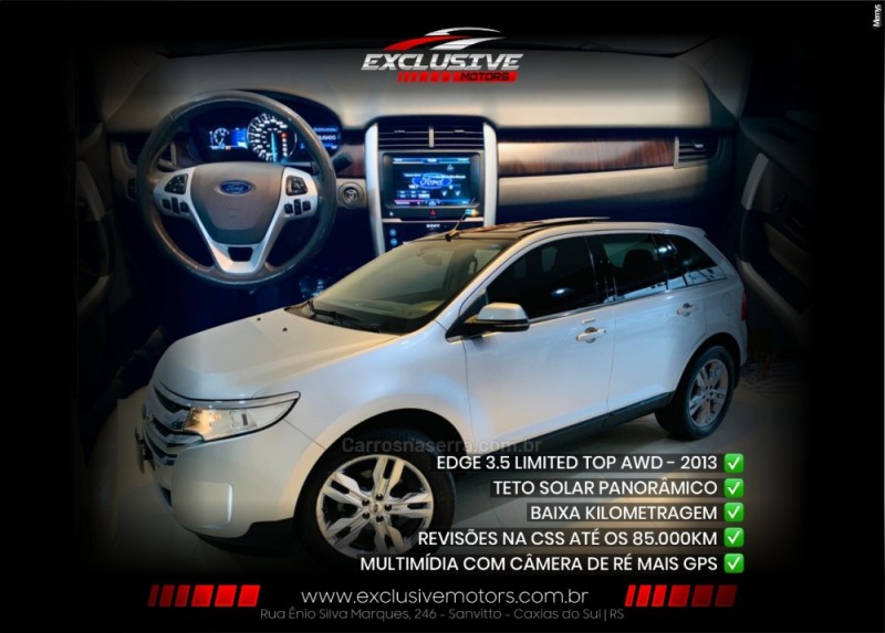 edge 3.5 limited awd v6 24v gasolina 4p automatico 2013 caxias do sul
