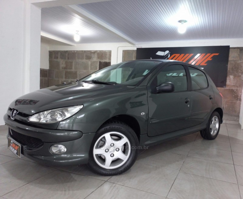 206 1.6 feline 16v flex 4p automatico 2008 caxias do sul