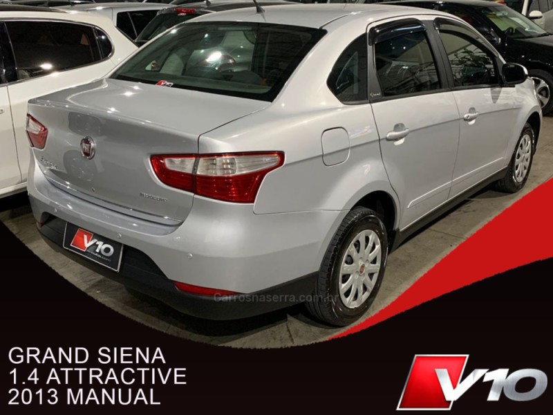 GRAND SIENA 1.4 MPI ATTRACTIVE 8V FLEX 4P MANUAL - 2013 - CAXIAS DO SUL