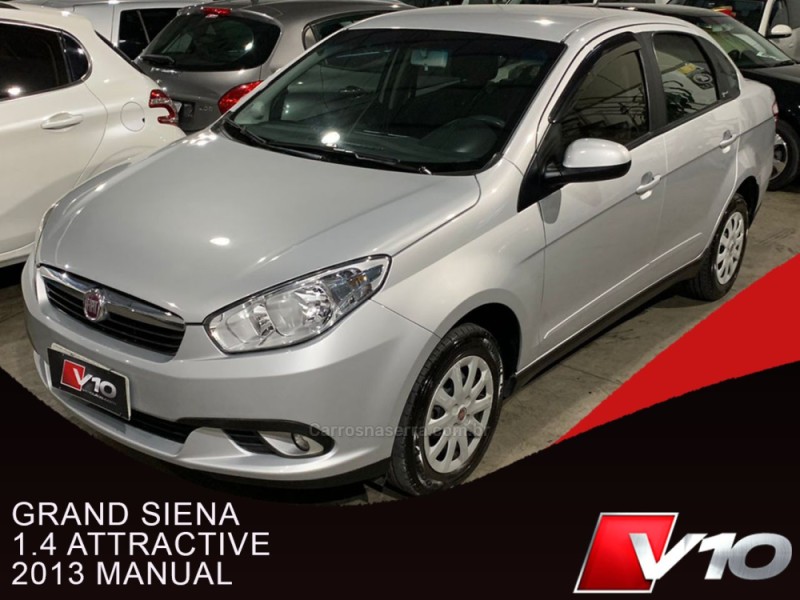 GRAND SIENA 1.4 MPI ATTRACTIVE 8V FLEX 4P MANUAL - 2013 - CAXIAS DO SUL