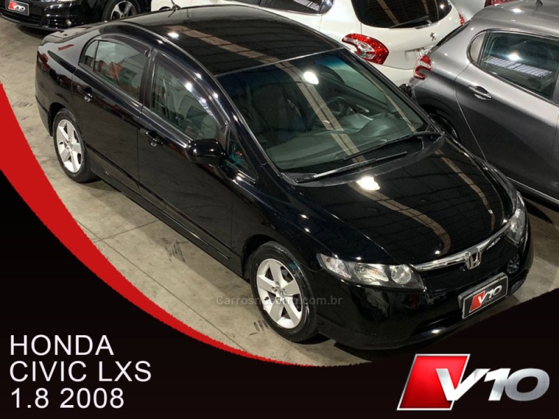 civic 1.8 lxs 16v gasolina 4p manual 2008 caxias do sul