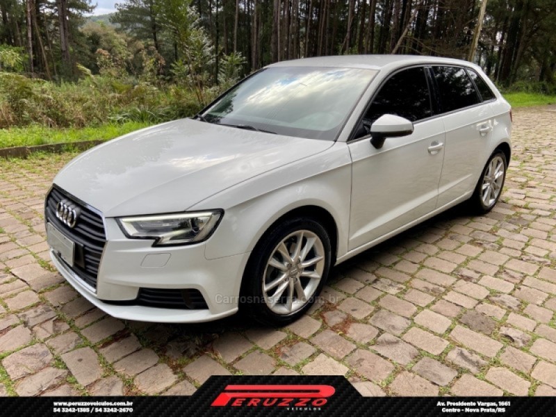 a3 1.4 tfsi sportback 16v gasolina 4p s tronic 2018 nova prata