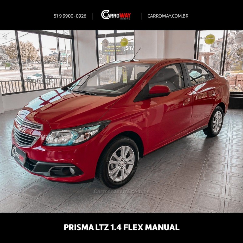 PRISMA 1.4 MPFI LTZ 8V FLEX 4P MANUAL - 2015 - FELIZ