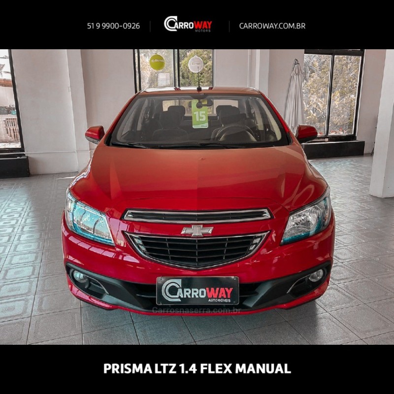 PRISMA 1.4 MPFI LTZ 8V FLEX 4P MANUAL - 2015 - FELIZ