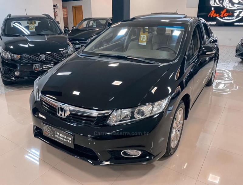 civic 1.8 exs 16v flex 4p automatico 2013 caxias do sul
