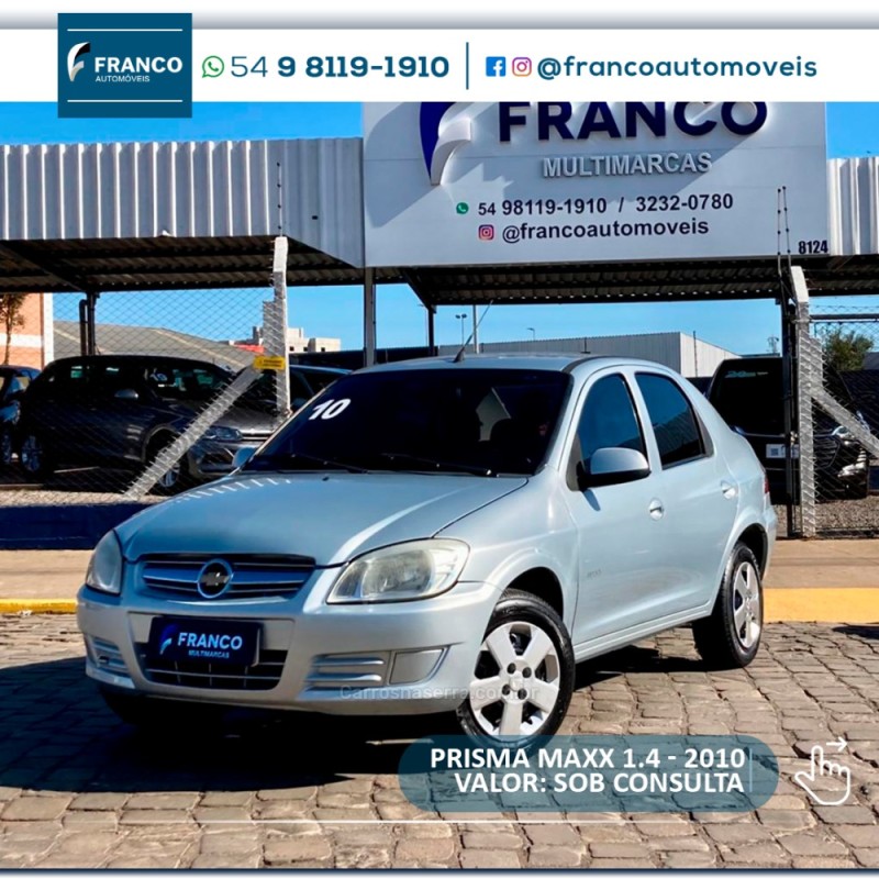 prisma 1.4 mpfi maxx 8v flex 4p manual 2010 vacaria