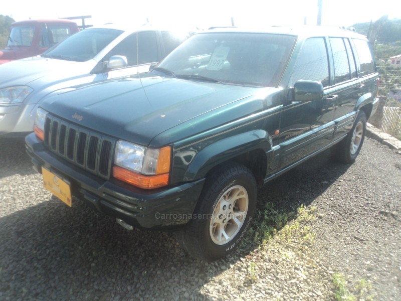 GRAND CHEROKEE 5.2 LIMITED 4X4 V8 16V GASOLINA 4P AUTOMÁTICO - 1997 - FARROUPILHA