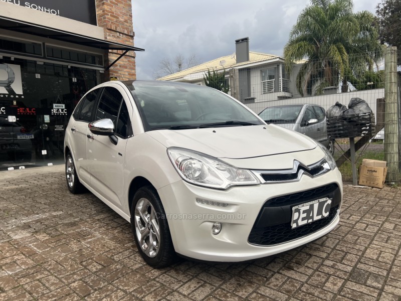 C3 1.6 EXCLUSIVE 16V FLEX 4P MANUAL - 2013 - CAXIAS DO SUL