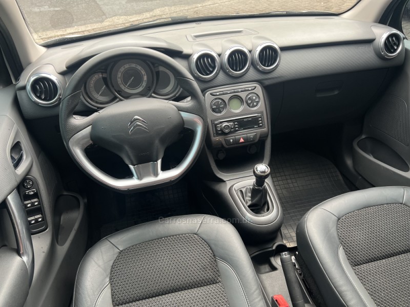 C3 1.6 EXCLUSIVE 16V FLEX 4P MANUAL - 2013 - CAXIAS DO SUL