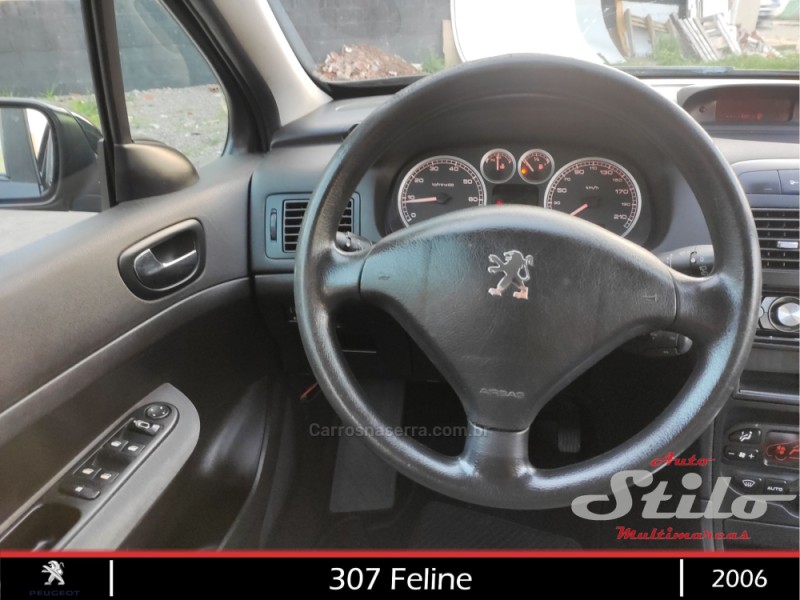 307 2.0 FELINE 16V GASOLINA 4P AUTOMÁTICO - 2006 - BENTO GONçALVES