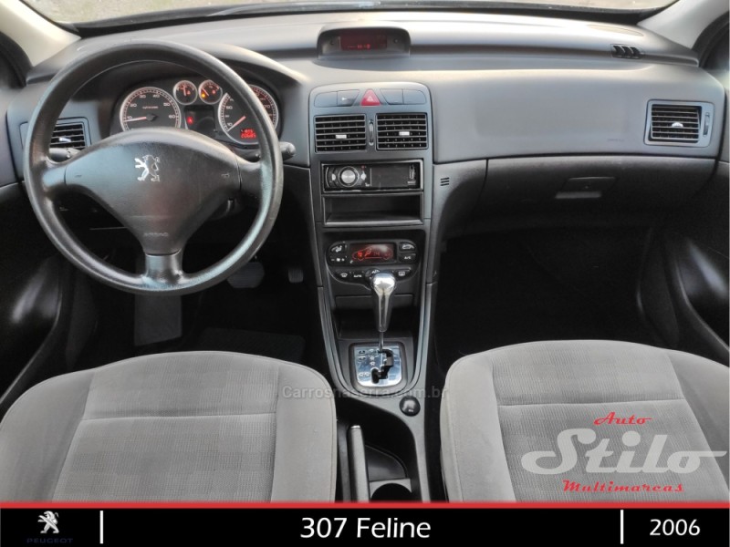 307 2.0 FELINE 16V GASOLINA 4P AUTOMÁTICO - 2006 - BENTO GONçALVES