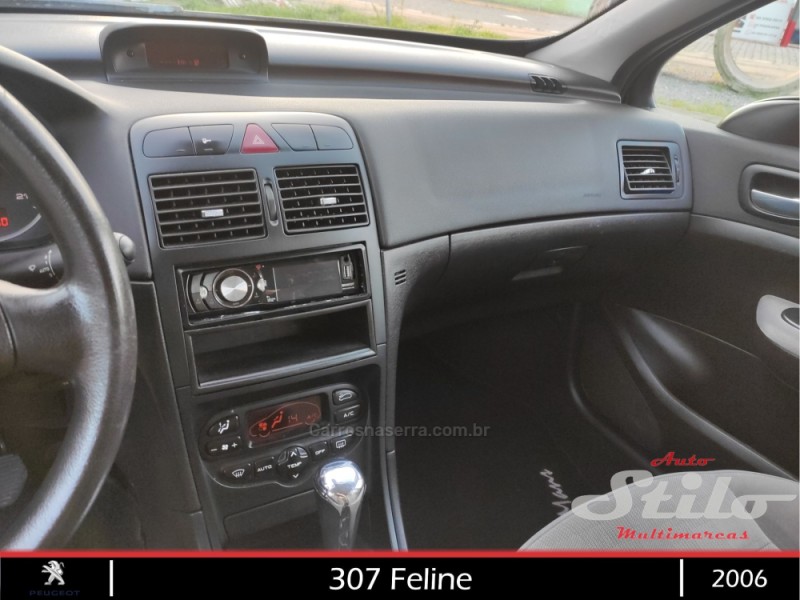307 2.0 FELINE 16V GASOLINA 4P AUTOMÁTICO - 2006 - BENTO GONçALVES