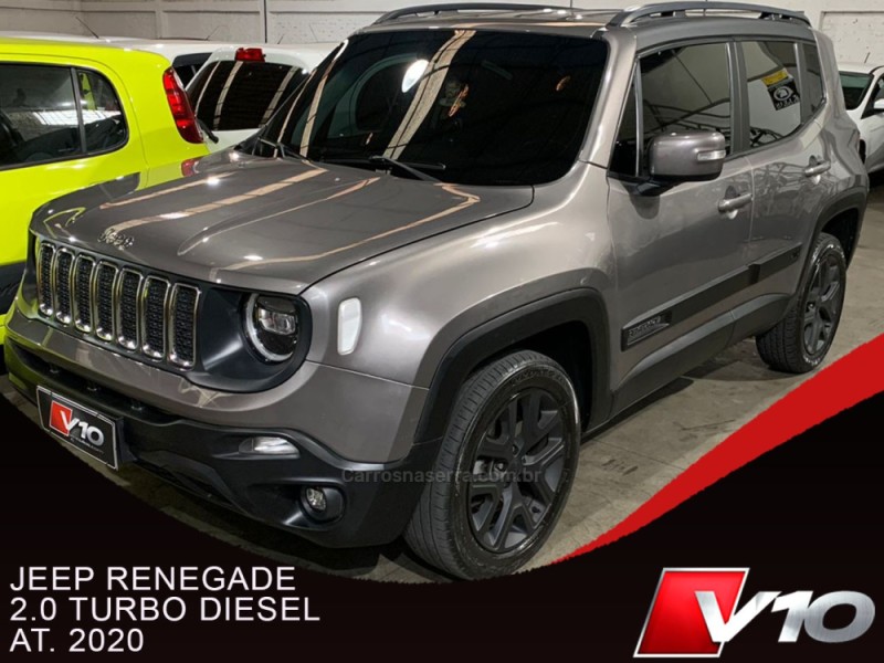 RENEGADE 2.0 16V TURBO DIESEL LONGITUDE 4P 4X4 AUTOMÁTICO - 2020 - CAXIAS DO SUL
