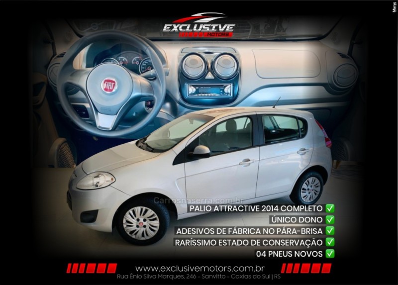palio 1.0 mpi attractive 8v flex 4p manual 2014 caxias do sul