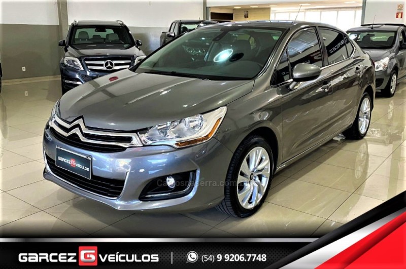 c4 lounge 1.6 tendance 16v turbo gasolina 4p automatico 2015 bento goncalves