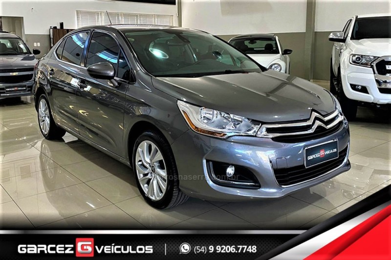 C4 LOUNGE 1.6 TENDANCE 16V TURBO GASOLINA 4P AUTOMÁTICO - 2015 - BENTO GONçALVES