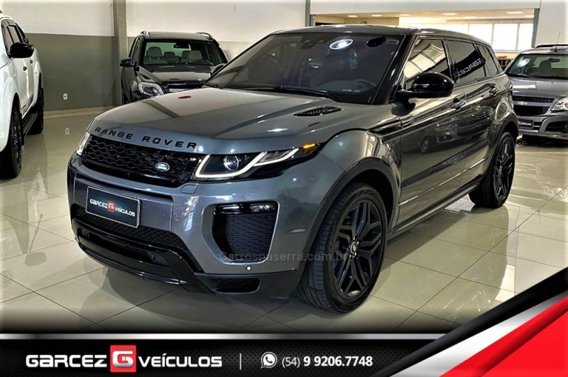 range rover evoque 2.0 hse dynamic 4wd 16v gasolina 4p automatico 2018 bento goncalves