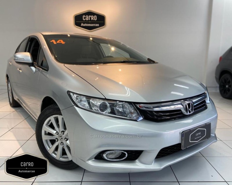 civic 2.0 lxr 16v flex 4p automatico 2014 caxias do sul