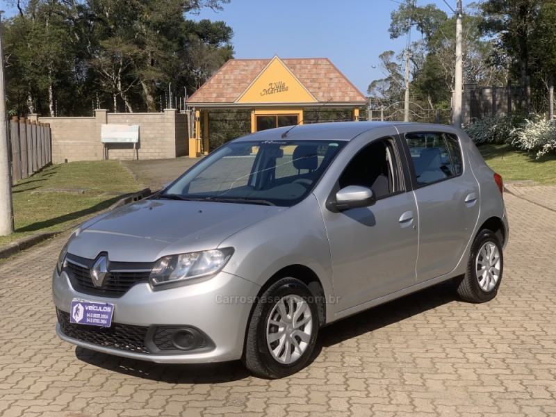 sandero 1.6 expression 8v flex 4p manual 2015 canela
