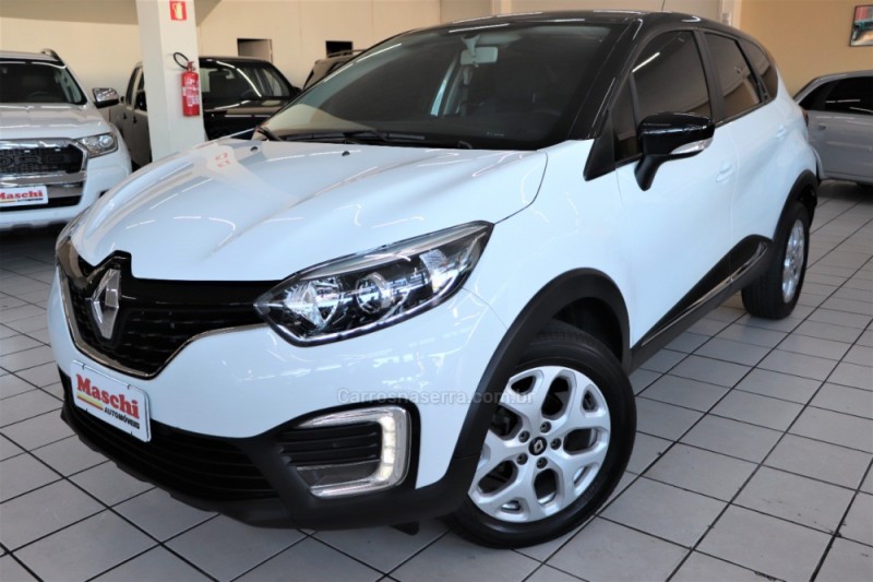 captur 1.6 life 16v flex 4p automatico 2019 caxias do sul