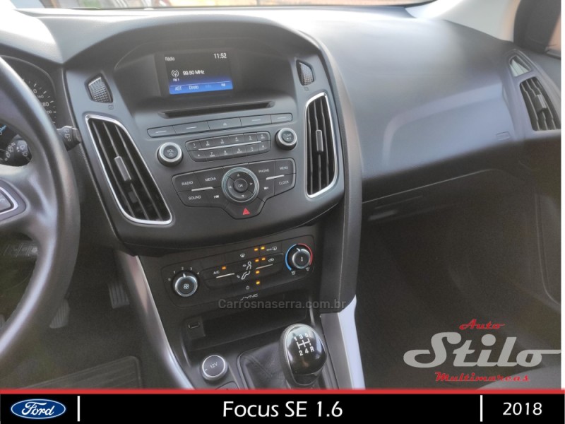 FOCUS 1.6 SE 16V FLEX 4P MANUAL - 2018 - BENTO GONçALVES