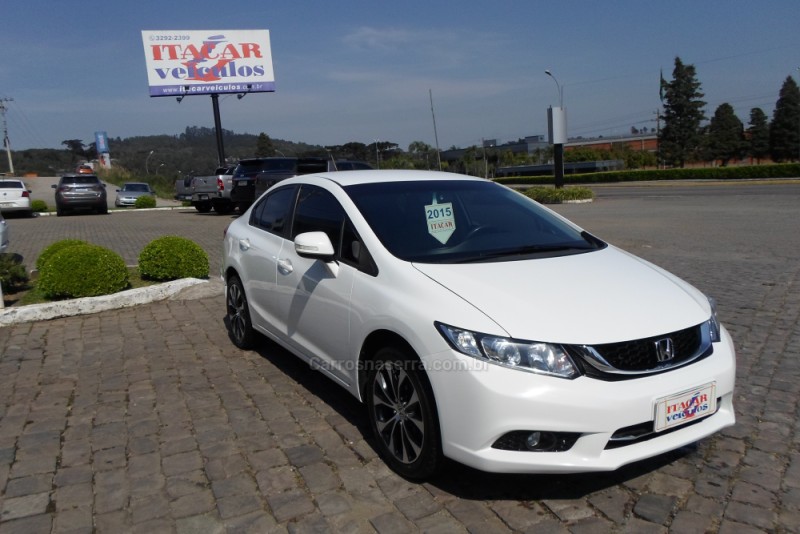 civic 2.0 lxr 16v flex 4p automatico 2015 flores da cunha