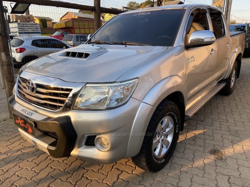 hilux 3.0 srv 4x4 cd 16v turbo intercooler diesel 4p automatico 2013 canela