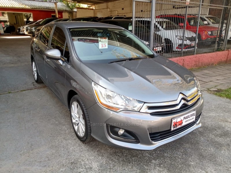 c4 lounge 1.6 tendance 16v turbo flex 4p automatico 2015 caxias do sul