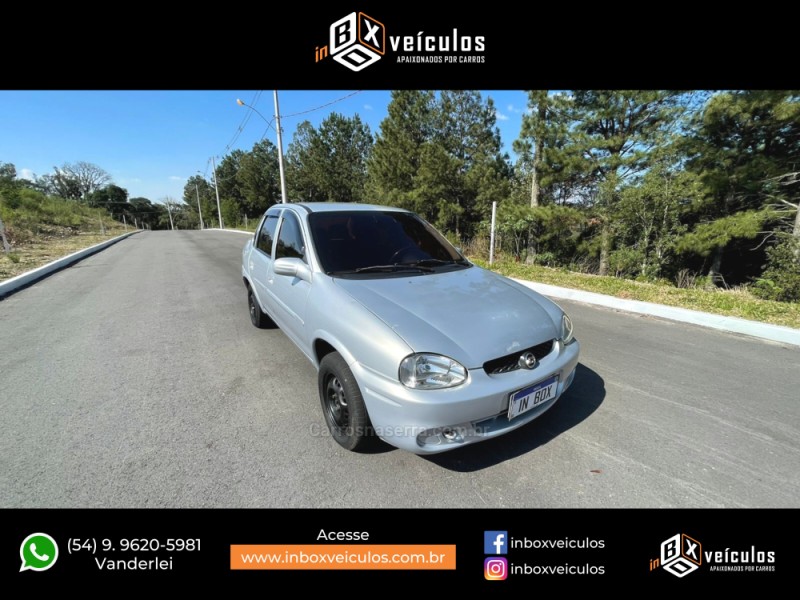 CORSA 1.0 MPFI MILENIUM II SEDAN 8V GASOLINA 4P MANUAL - 2002 - GRAMADO