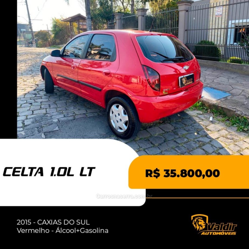 CELTA 1.0 MPFI LT 8V FLEX 4P MANUAL - 2015 - CAXIAS DO SUL