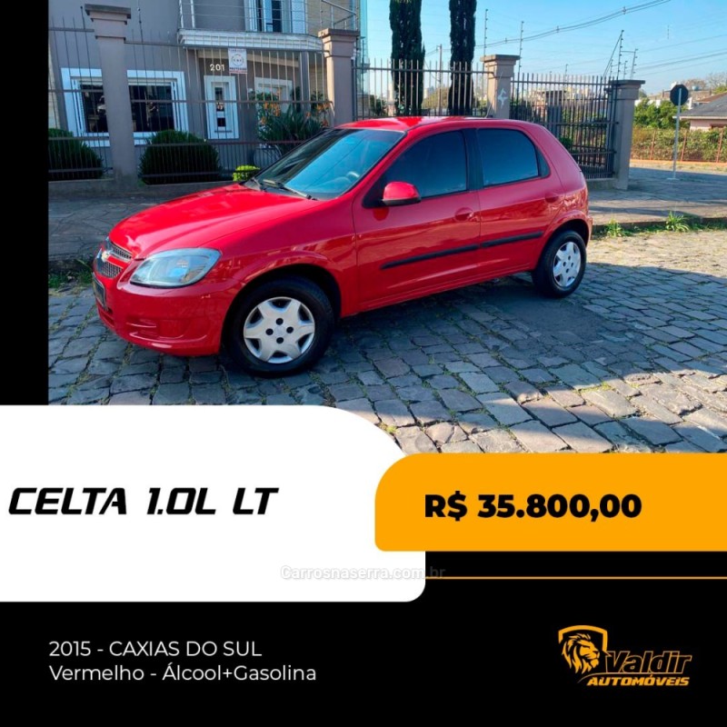 CELTA 1.0 MPFI LT 8V FLEX 4P MANUAL - 2015 - CAXIAS DO SUL