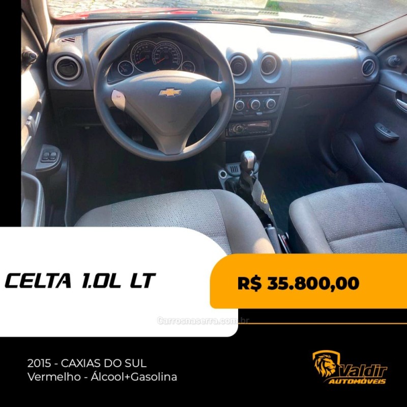 CELTA 1.0 MPFI LT 8V FLEX 4P MANUAL - 2015 - CAXIAS DO SUL