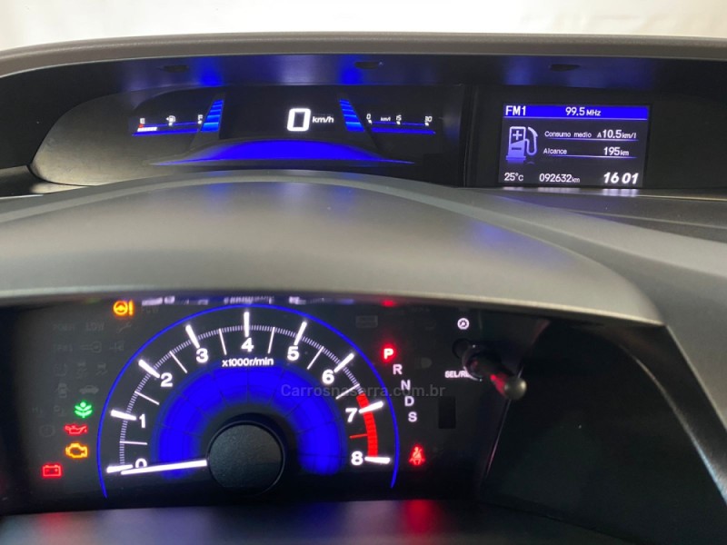 CIVIC 2.0 LXR 16V FLEX 4P AUTOMÁTICO - 2014 - NOVA PRATA