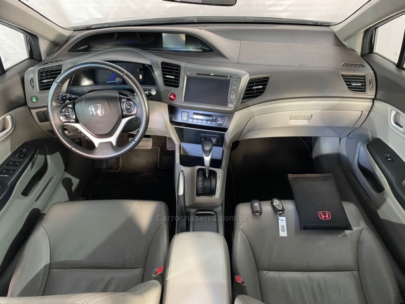 CIVIC 2.0 LXR 16V FLEX 4P AUTOMÁTICO - 2014 - NOVA PRATA
