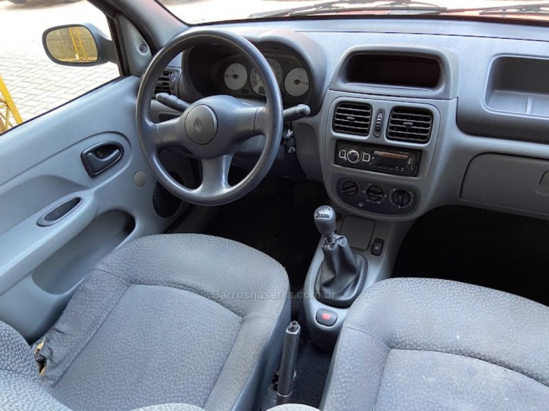CLIO 1.0 AUTHENTIQUE 16V FLEX 2P MANUAL - 2007 - CANELA
