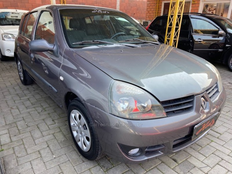 CLIO 1.0 AUTHENTIQUE 16V FLEX 2P MANUAL - 2007 - CANELA