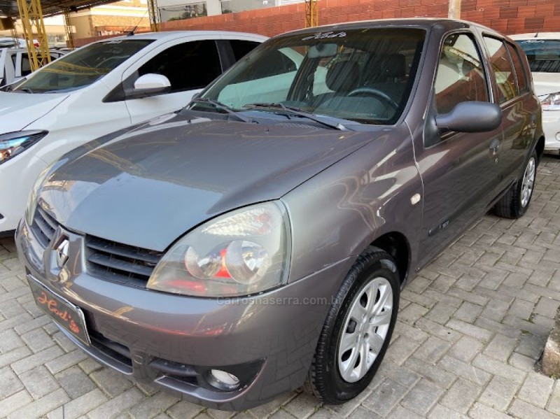 clio 1.0 authentique 16v flex 2p manual 2007 canela