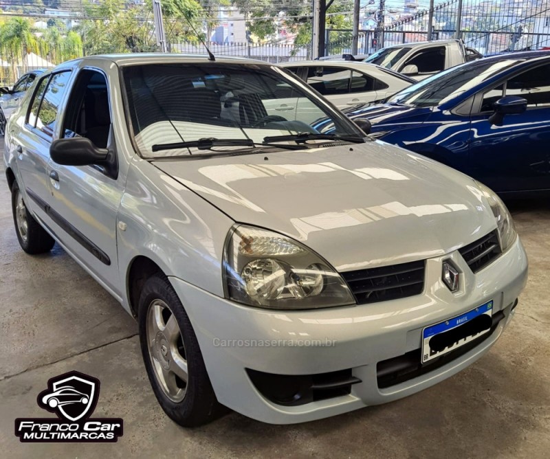 clio 1.0 expression sedan 16v flex 4p manual 2008 caxias do sul