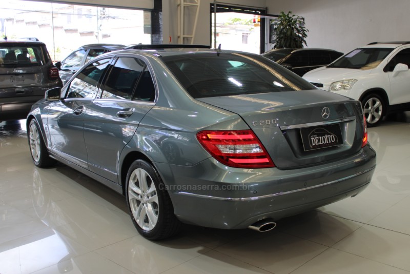 C 200 1.8 CGI AVANTGARDE 16V GASOLINA 4P AUTOMÁTICO - 2012 - CAXIAS DO SUL