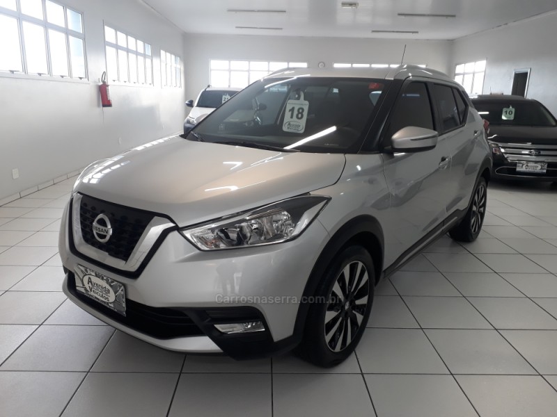 kicks 1.6 16v flex sv 4p xtronic 2018 bento goncalves