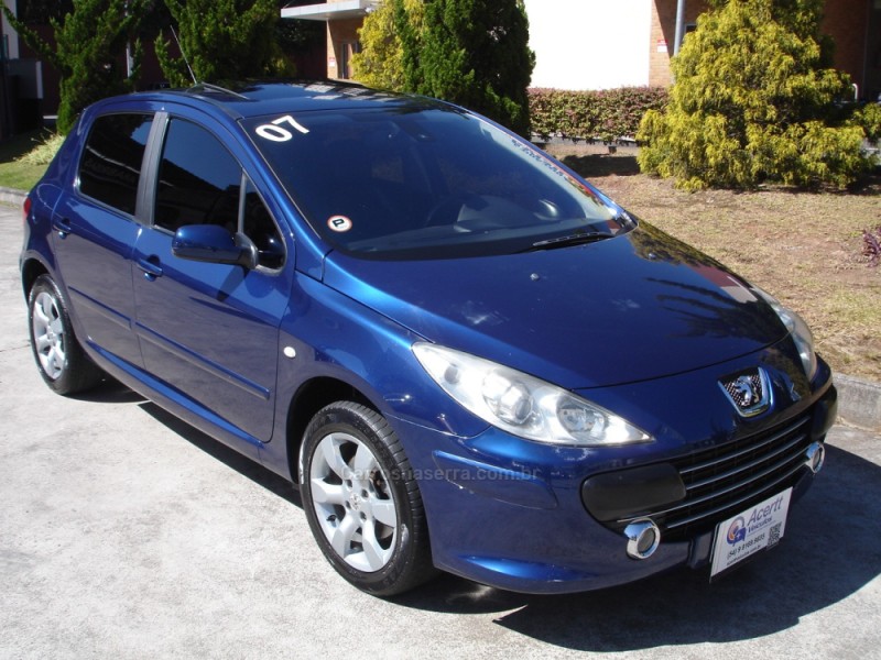 307 2.0 griffe 16v gasolina 4p automatico 2007 caxias do sul